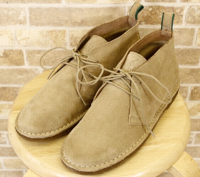 ラルフローレン / Ralph Lauren スウェード チャッカ ブーツ ベージュ