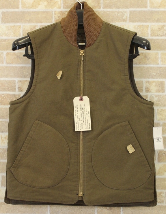 ダブルアールエルlimited edition RRLデッキベスト RRL リミテッド