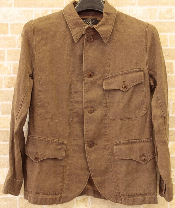 RRL / ダブルアールエル Marcel work coat リネン ワーク ジャケット M