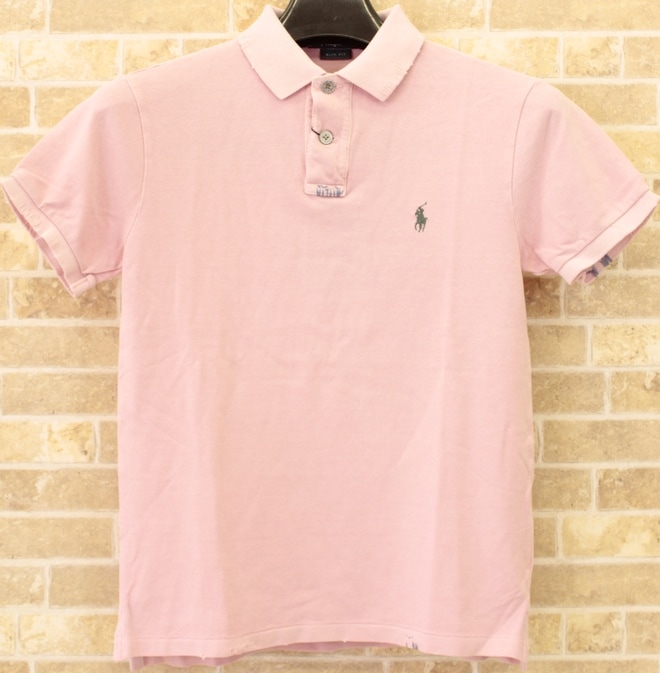 ラルフローレン / Ralph Lauren ステッチ 加工 ポロシャツ スリム
