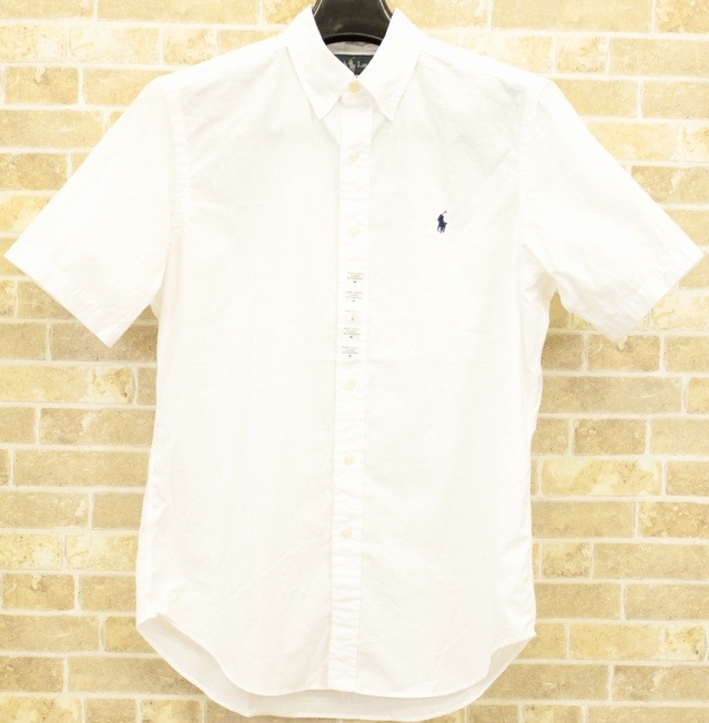 新品、未使用、ラルフ半袖ボタンダウン、白、サイズL POLO RALPH LAUREN - ポロラルフローレン 正規品 半袖ボタン