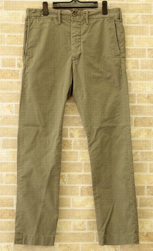 RRL フィールドフィット チノ 30×30 ブラウン RRL フィールドフィット チノ 30×30 ブラウン