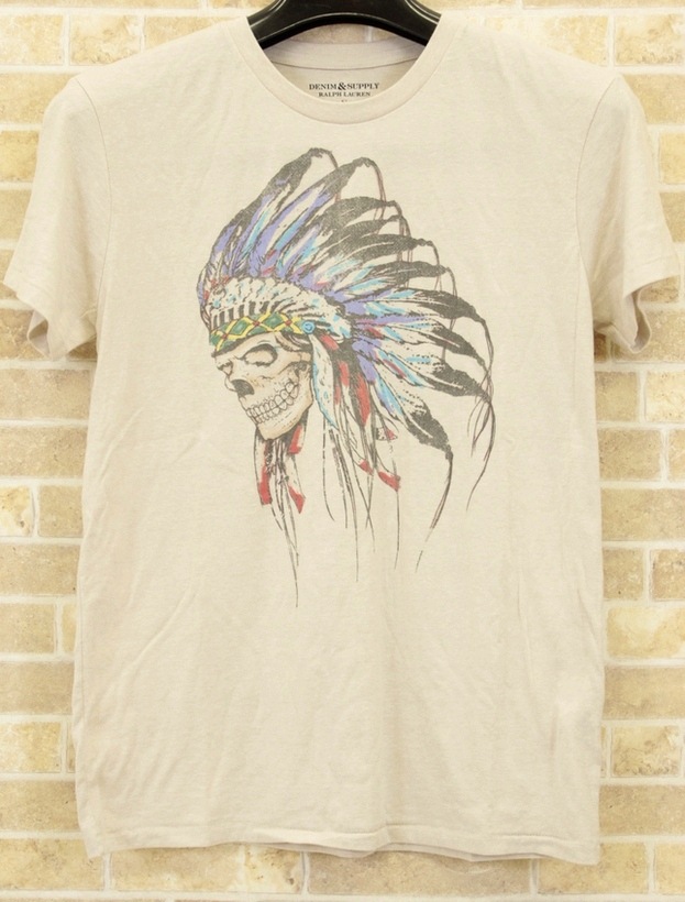 ラルフローレン Denim Supply デニム サプライ ドクロ インディアン 髪飾り Tシャツ S デニム サプライ ｔシャツ Garyu ラルフローレン Rrl通販サイト