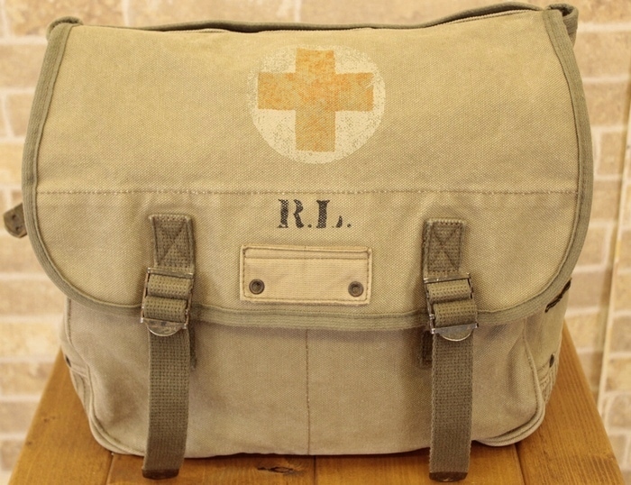 Ralph Lauren ラルフ ミリタリー ショルダー バッグ ビンテージ加工 ラルフローレン / Ralph Lauren ミリタリー ショルダーバッグ