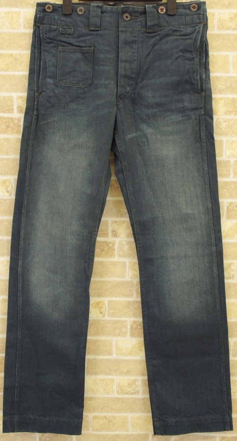 (���֥륢���륨��) RRL ������� ���å� �ǥ˥� �ѥ�� Wind Ship Denim Pant 34