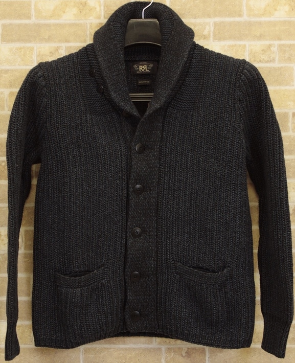 RRL Ralph Lauren インディゴ ショールカラーカーディガン ダブルアールエル) RRL インディゴ ショールカラー カーディガン