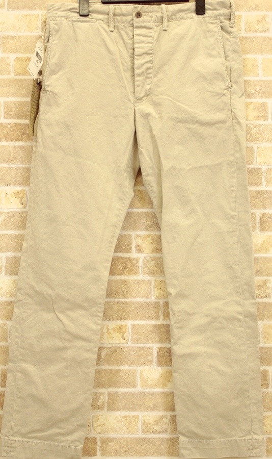 (���֥륢���륨��) RRL �����ե��å� ���� �ѥ�� �١����� 33x30 Slim-fit chino pant