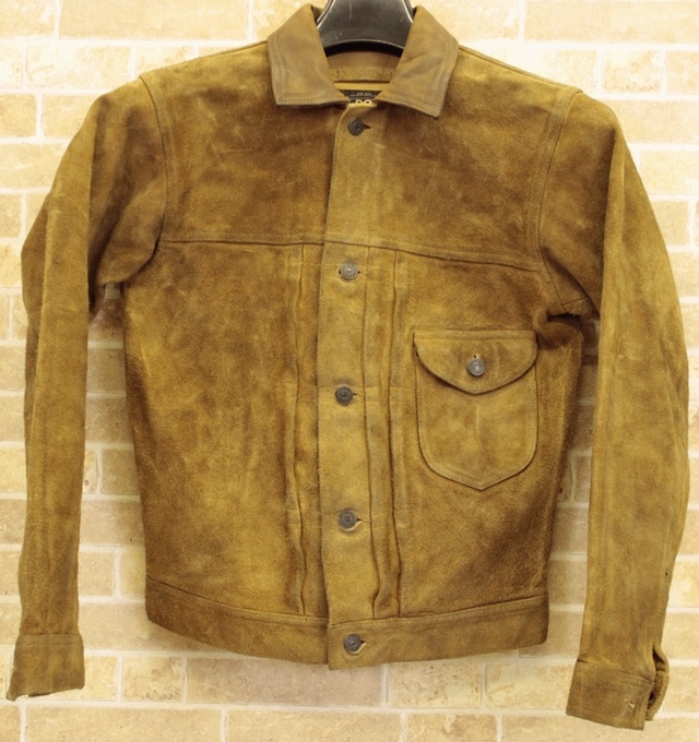 ダブルアールエル) RRL Davis ジャケット スウェードジャケット