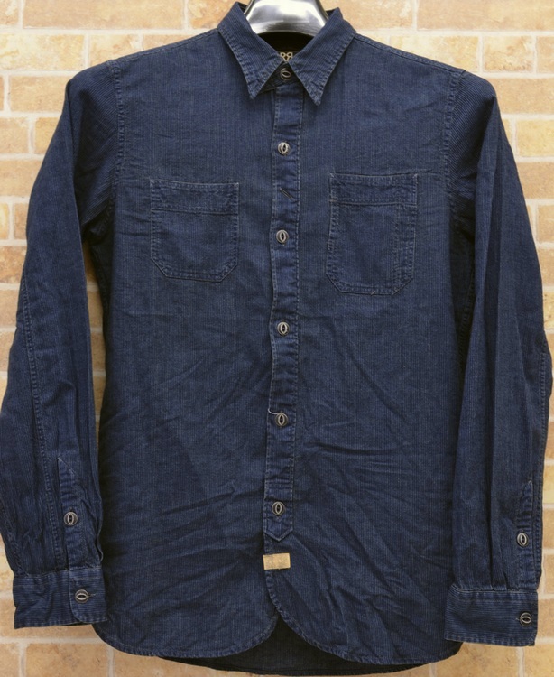 トップス RRL CALICO INDIGO JACK RABBIT WORK SHIRT トップス RRL CALICO INDIGO JACK RABBIT WORK SHIRT Jack Rabbit