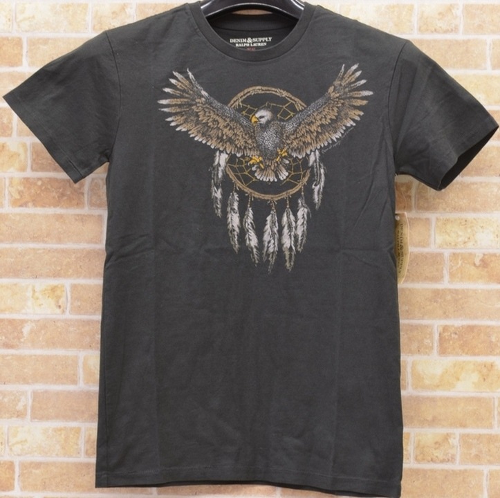 ���ե������ Denim&Supply �ǥ˥�����ץ饤 �ɥ꡼�७��å��㡼 & �������� T����� XS  Dream Catcher and Eagle Tee