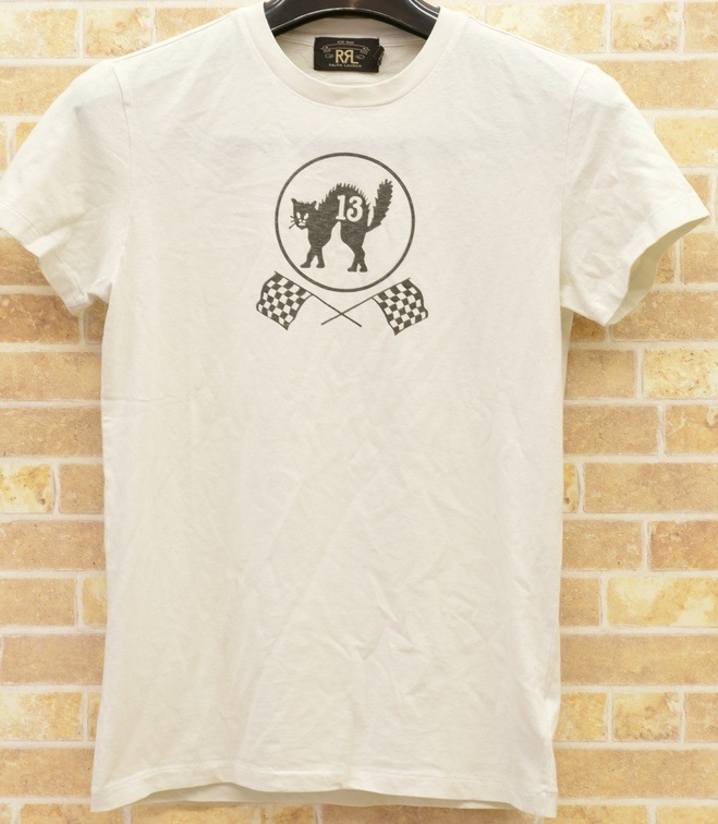 RRL Black Cat グラフィック Tシャツ L ダブルアールエル) RRL Black Cat グラフィック Tシャツ L