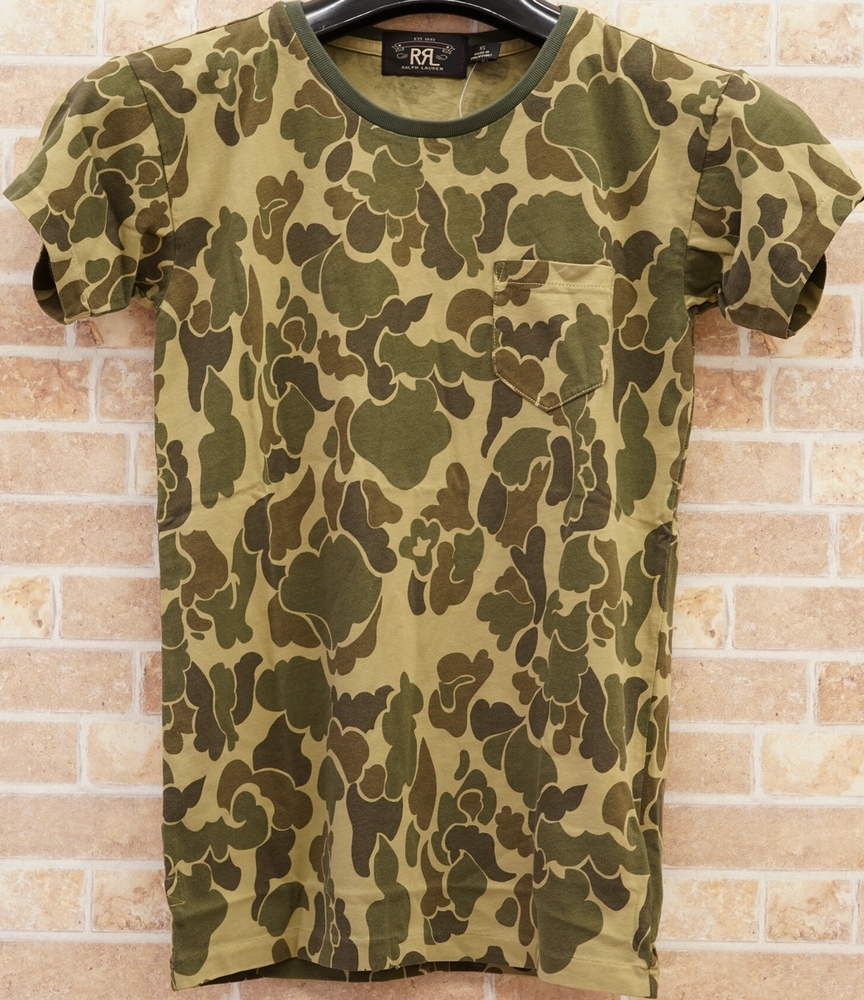 (���֥륢���륨��) RRL������� �ץ��� ���åȥ� T����� Camo-Print cotton T