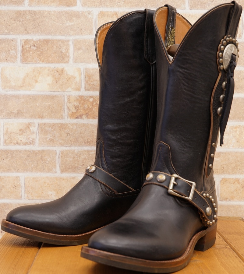 ダブルアールエル) RRL Gaucho Cowboy boots US8 ガウチョ ブーツ