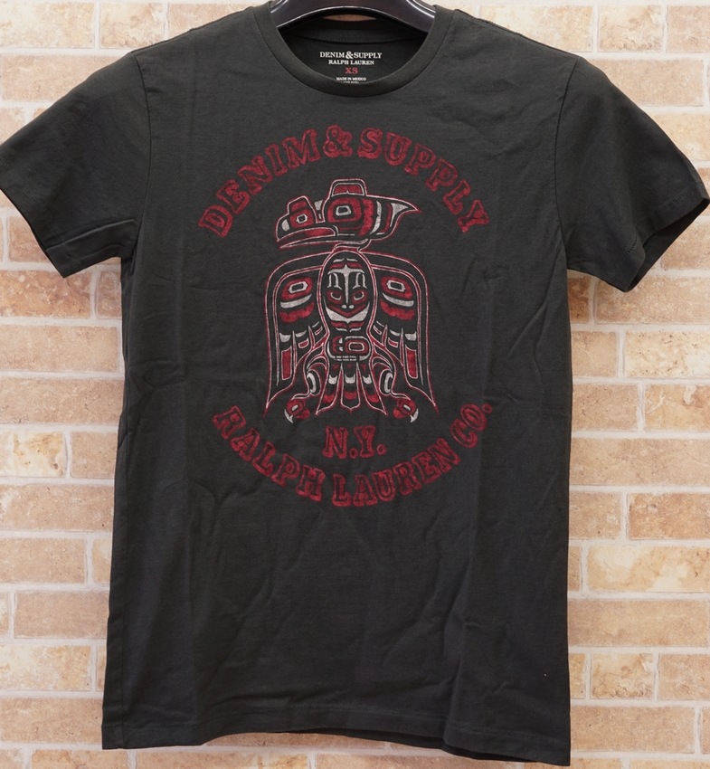 ���ե������ Denim&Supply �ǥ˥�����ץ饤 �ͥ��ƥ��� Eagle-Graphic T�����