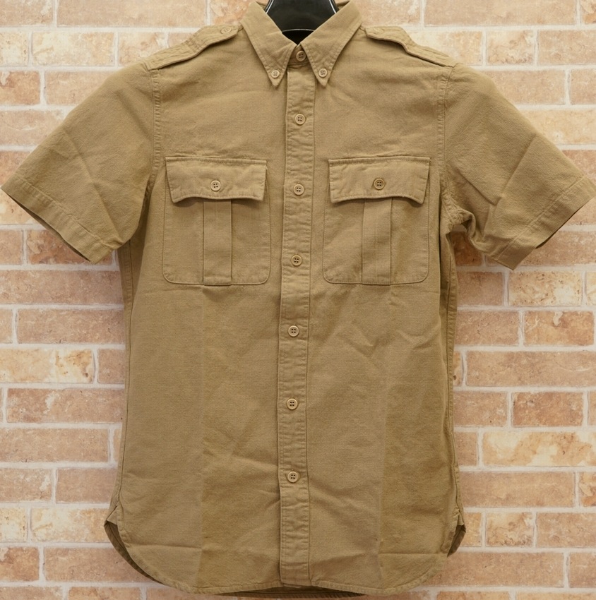 ダブルアールエル) RRL ミリタリー Finnes ワークシャツ XXL Military 