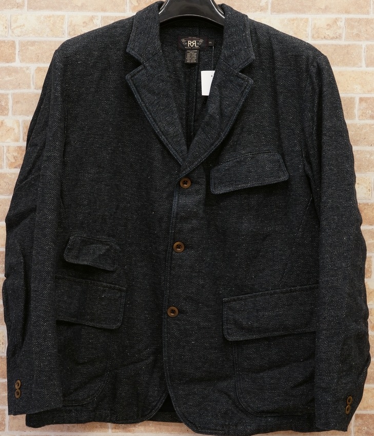 RRL インディゴ染めスポーツコートsize:M　補修箇所有り RRL ダブルアールエル 国内正規品 Ladlow スポーツ コート