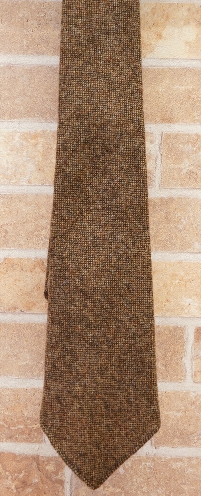 ダブルアールエル) RRL イタリア製 ドネガル ツイード ネクタイ