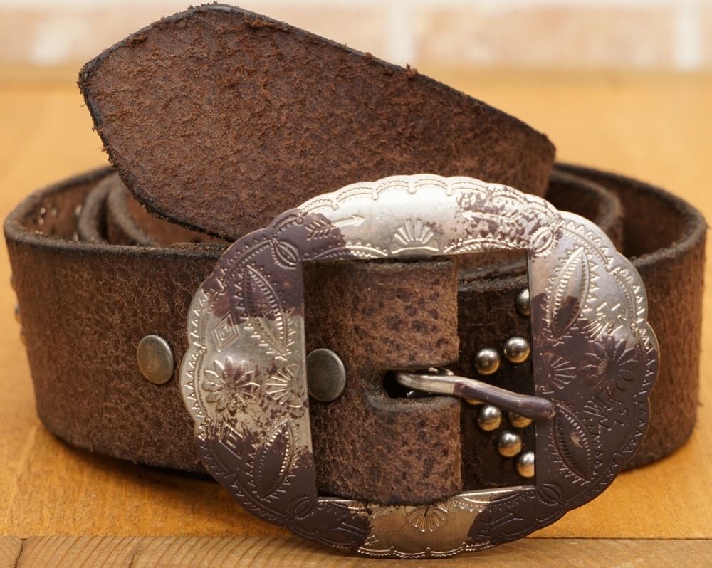 (֥륢륨) RRL ޡ٥å 쥶 ٥ ꥢ 38  Hand-Painted Leather belt