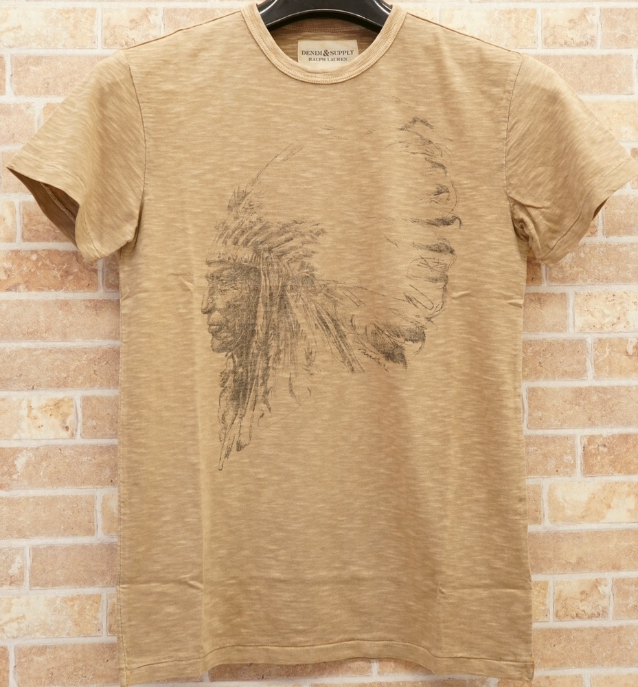 ���ե������ Denim&Supply �ǥ˥�����ץ饤 �ե����ǥå� ����ե��å� T����� XS