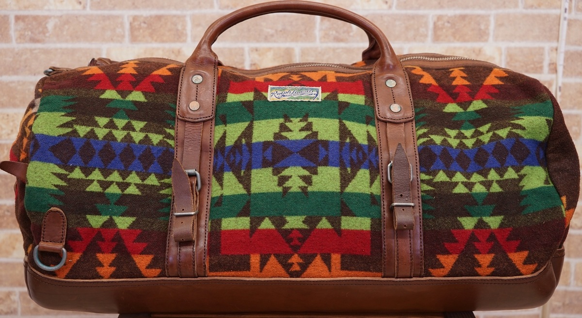 (���ե������) Ralph Lauren ���������������� ������ ���åե� �Хå� Southwestern Wool Duffel