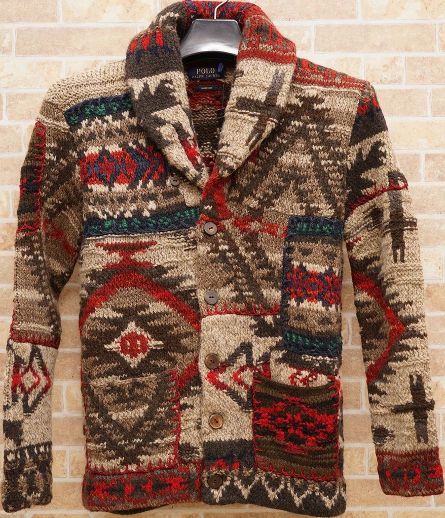 ラルフローレン) Ralph Lauren ウールブレンド カーディガン ビーコン