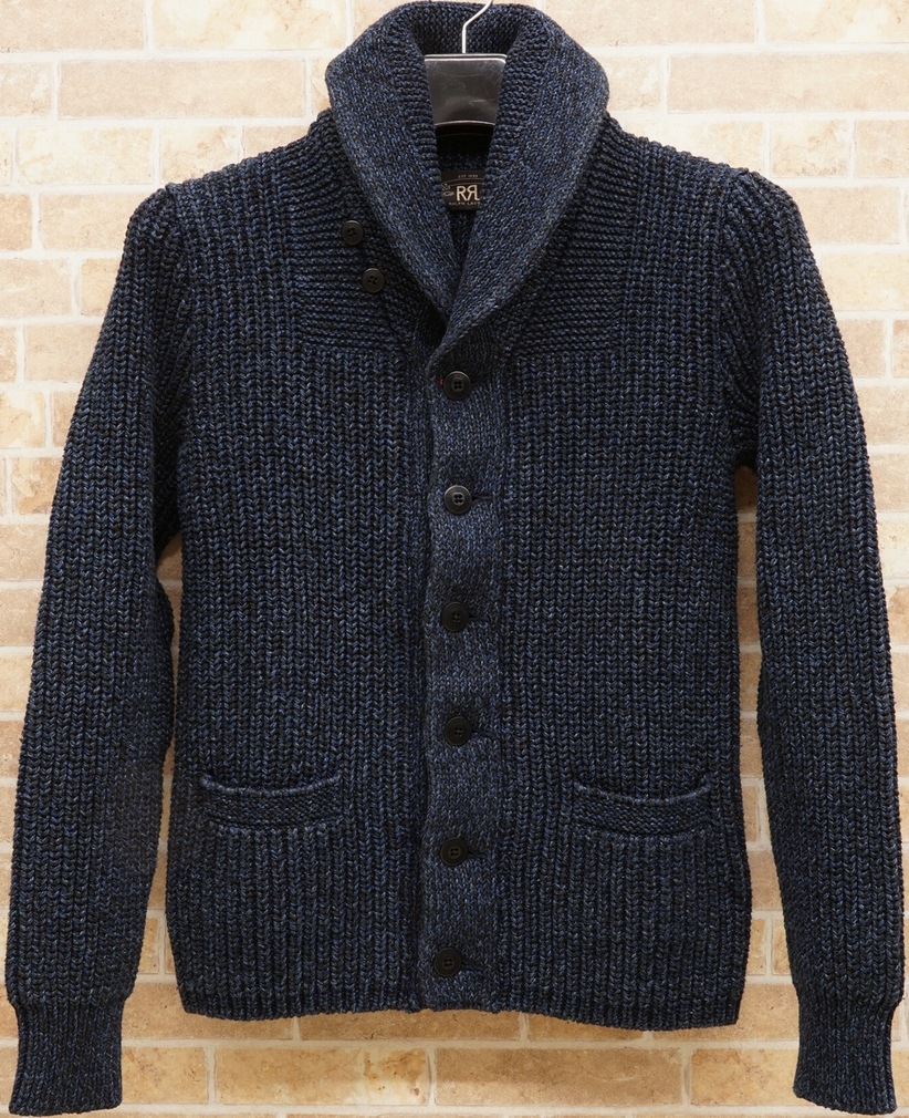 (֥륢륨) RRL ǥ åȥ 硼 ǥ  XS Indigo Cotton Shawl Cardigan