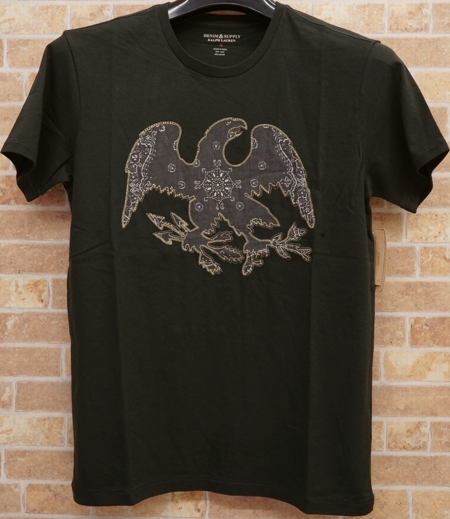 ���ե������ Denim&Supply �ǥ˥�����ץ饤 �������� �Х���� ���åץꥱ T����� �֥�å� S
