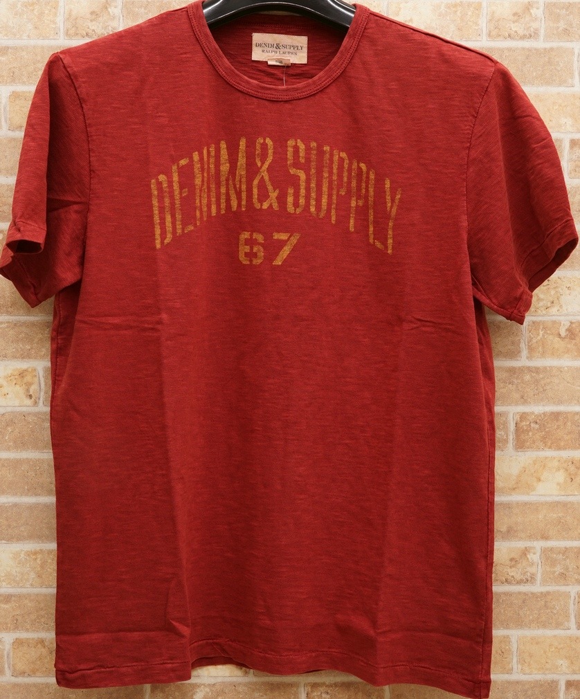 ���ե������ Denim&Supply �ǥ˥�����ץ饤 ����� ���� ���� T����� ��å� XXL