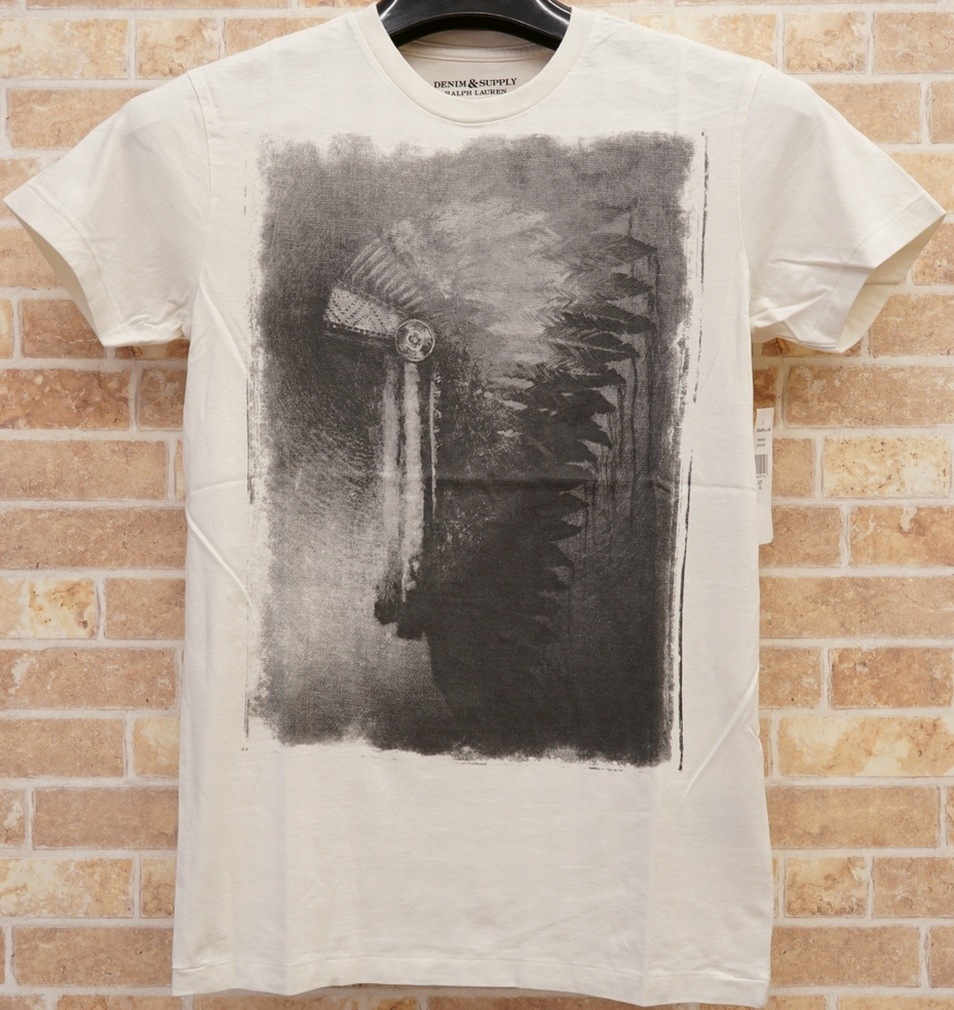 ���ե������ Denim&Supply �ǥ˥�����ץ饤 ����ǥ����� ȱ���� ��Υȡ��� T����� ���꡼��