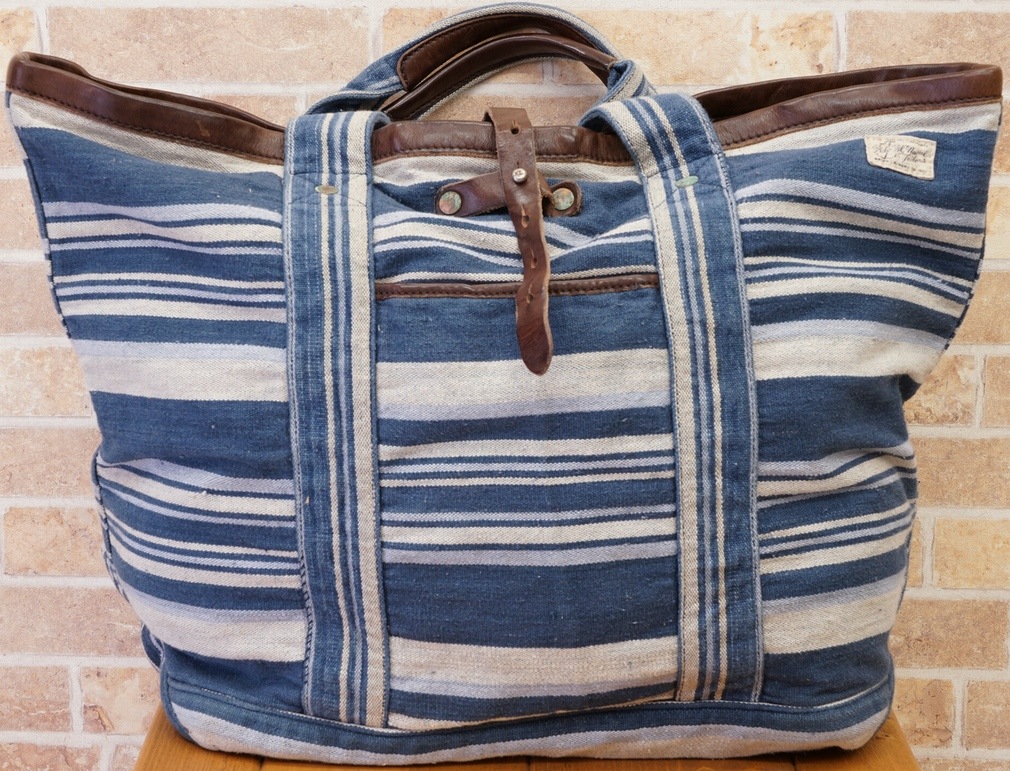 (ե) Ralph Lauren striped tote Х x 쥶 ܡ ȡ