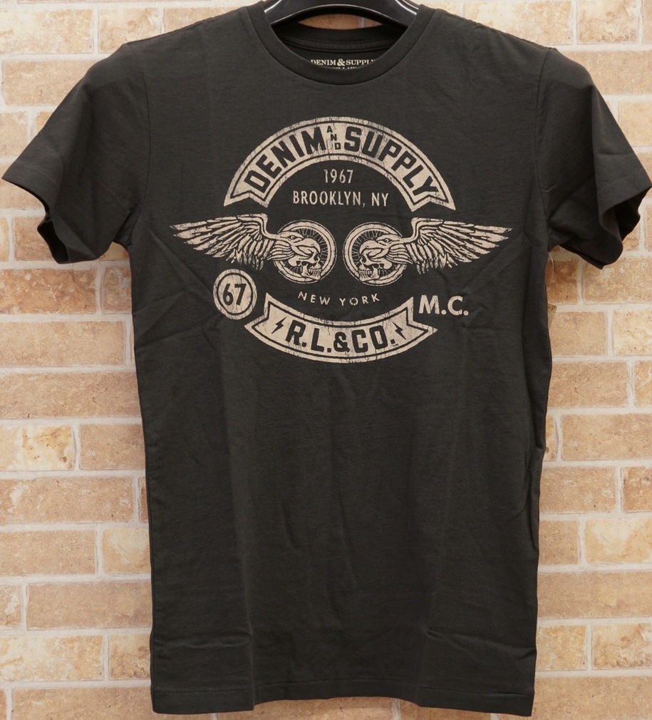���ե������ Denim&Supply �ǥ˥�����ץ饤 ������ & ���� T����� XS �ե����ǥå� �֥�å�