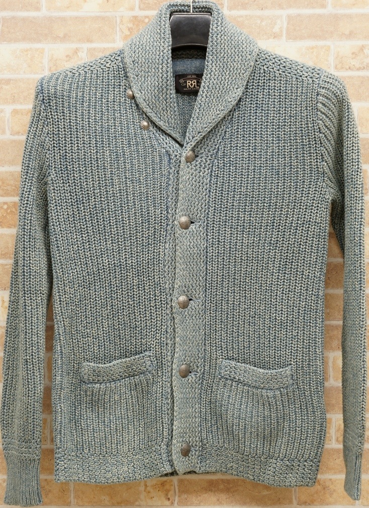 ダブルアールエル) RRL インディゴ コットン リネン