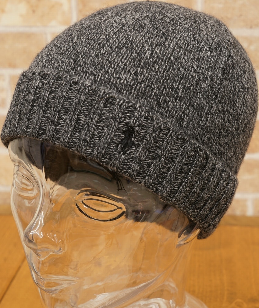 (���ե������) Ralph Lauren �ǹ�� �����ߥ� �֥��� �˥åȥ���å� ���ߤꥰ�졼 Lightweight Cashmere Blend Hat