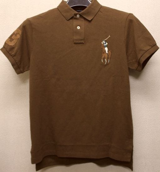 新作セール ポロラルフローレン レザーポニー ポロシャツ ラルフローレン(Ralph Lauren) レザーBIGポニー&袖