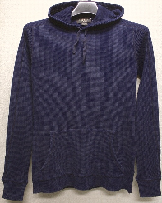RRL / ダブルアールエル インディゴ 染め サーマル パーカー | RRL