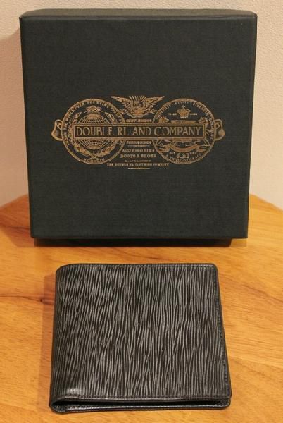 ■美品 RRL ダブルアールエル 二つ折り レザー 財布 RRL ダブルアールエル(ラルフローレン)コンチョ レザー