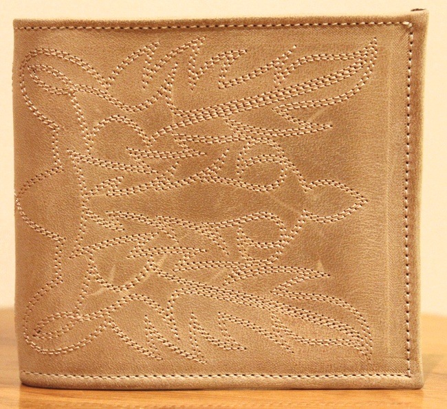 RRL / ダブルアールエル 「 Vaughan Leather Billfold 」 ステッチ  