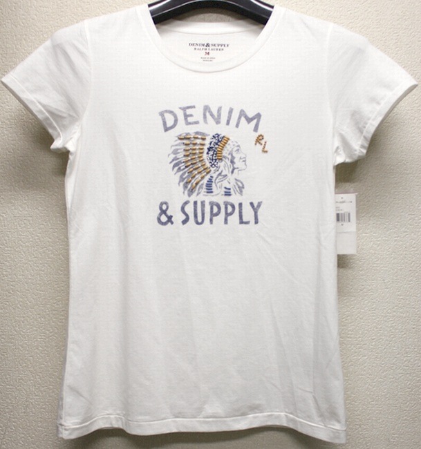 2点まとめDENIM&SUPPLY デニム&サプライ　ラルフローレン白Tシャツ 2点まとめDENIM&SUPPLY デニム&サプライ ラルフローレン白T