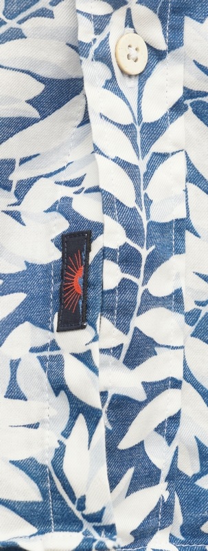 FAHERTY BRAND (�ե���ƥ� �֥���) Playa �ܥ��˥���ץ��� Ⱦµ ����� �ե����ǥ� �֥롼 ��� Faded Blue Botanical
