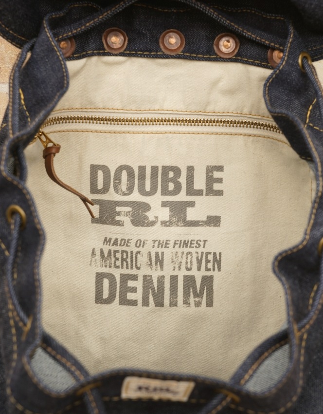 (���֥륢���륨��) RRL �ǥ˥� ���å����å� �Хå��ѥå� Denim Rucksack