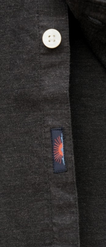 FAHERTY BRAND (�ե���ƥ� �֥���) ���å����ե����� �ܥ�������� ����� �֥�å� ���ȥ�å� ��� Stretch Oxford Shirt Washed Black