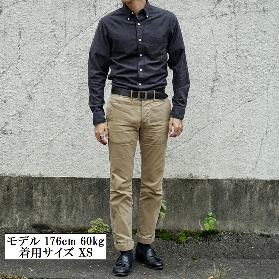 FAHERTY BRAND (�ե���ƥ� �֥���) ���å����ե����� �ܥ�������� ����� �֥�å� ���ȥ�å� ��� Stretch Oxford Shirt Washed Black