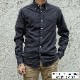 FAHERTY BRAND (�ե���ƥ� �֥���) ���å����ե����� �ܥ�������� ����� �֥�å� ���ȥ�å� ��� Stretch Oxford Shirt Washed Black