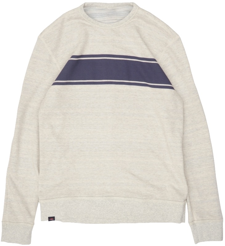 FAHERTY BRAND (�ե���ƥ� �֥���) ��С����֥� �饤�ȥ������� �ե����ƥ꡼ ���롼�ͥå� �������å� �ۥ磻�� x �֥롼 Reverse French Terry Crewneck