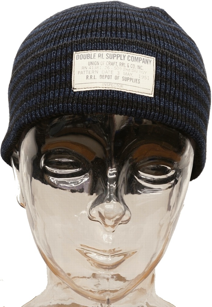 (���֥륢���륨��) RRL �������� ����ǥ��� �˥åȥ���å� �ܡ����� ��� Striped Cotton Watch Cap