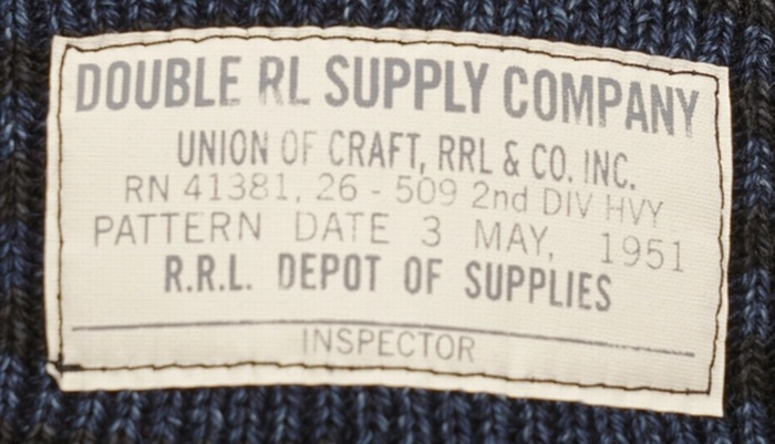 (���֥륢���륨��) RRL �������� ����ǥ��� �˥åȥ���å� �ܡ����� ��� Striped Cotton Watch Cap