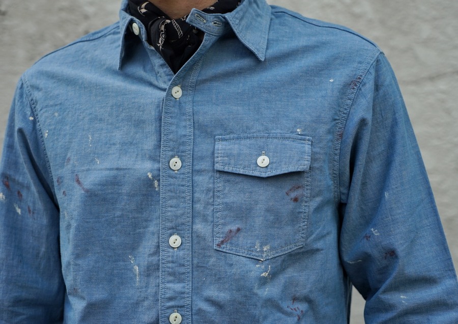 ダブルアールエルMAYHEWS WRK-UNLINED SHIRT JACKET（Double RL