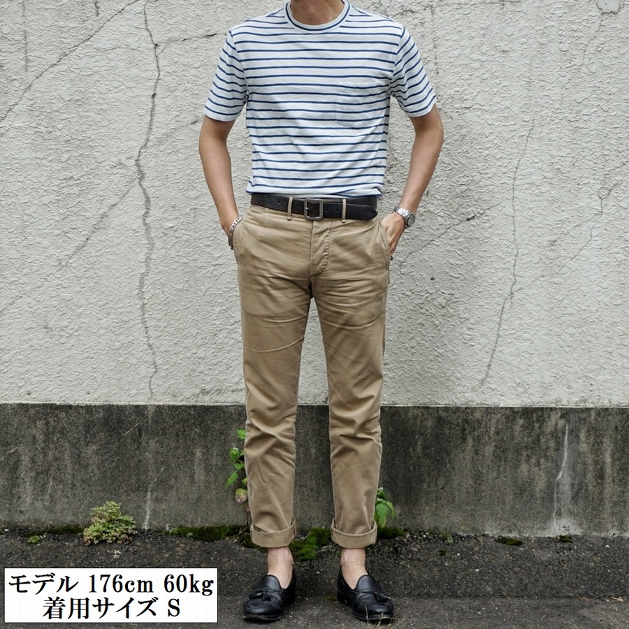 FAHERTY BRAND (�ե���ƥ� �֥���) �������� �ܡ����� �ݥ��å� T����� �ۥ磻�� ��� Breton Stripe Tee