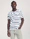 FAHERTY BRAND (�ե���ƥ� �֥���) �������� �ܡ����� �ݥ��å� T����� �ۥ磻�� ��� Breton Stripe Tee