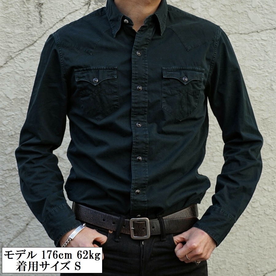 ڰʡ(֥륢륨) RRL ܥ 󥷥 ֥å  Western shirt Black